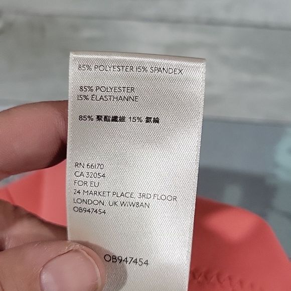 Free People FP Movement Coral Pink Bra sz Medium - Picture 5 of 5